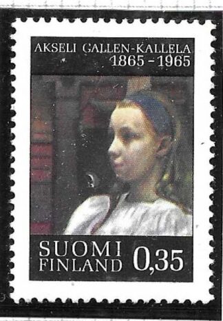 Tête de jeune fille - Akseli Gallen-Kallela