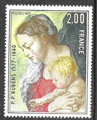 Pierre Paul Rubens -  La vierge à l’enfant (détail)